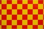 2MTR ORACOVER FUN-3 LARGE CHEQ.YELLOW/RED